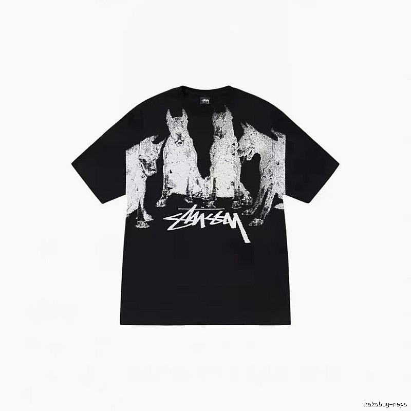 Stussy Classic Graphic T-shirt Black White Stussy for Daily Styling