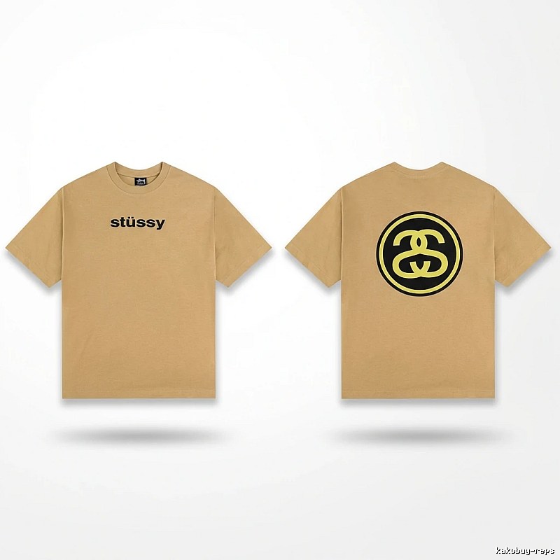 Stussy classic khaki short-sleeve