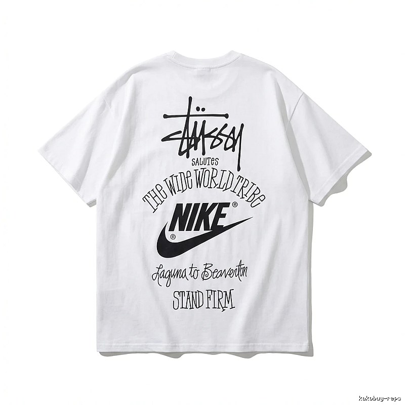 Stussy Co-branded Simple White T-shirt