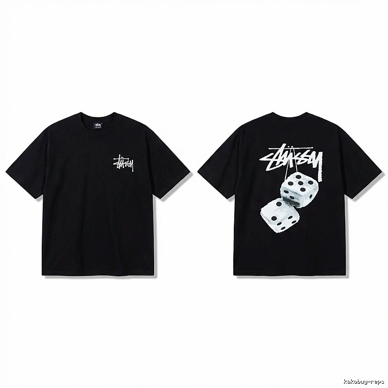 Stussy Dice Style Black T-shirt
