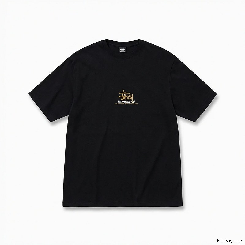 Stussy International Style Black T-shirt