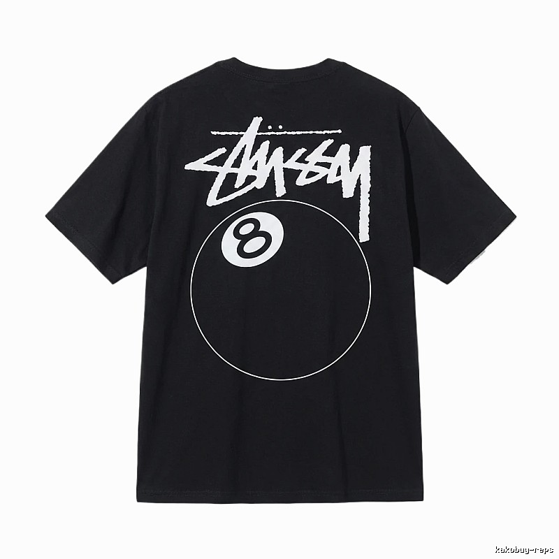 Stussy No. 8 Ball Style Black T-shirt