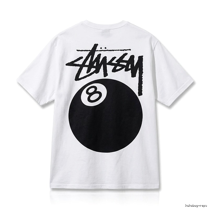 Stussy No.8 Ball White T-shirt