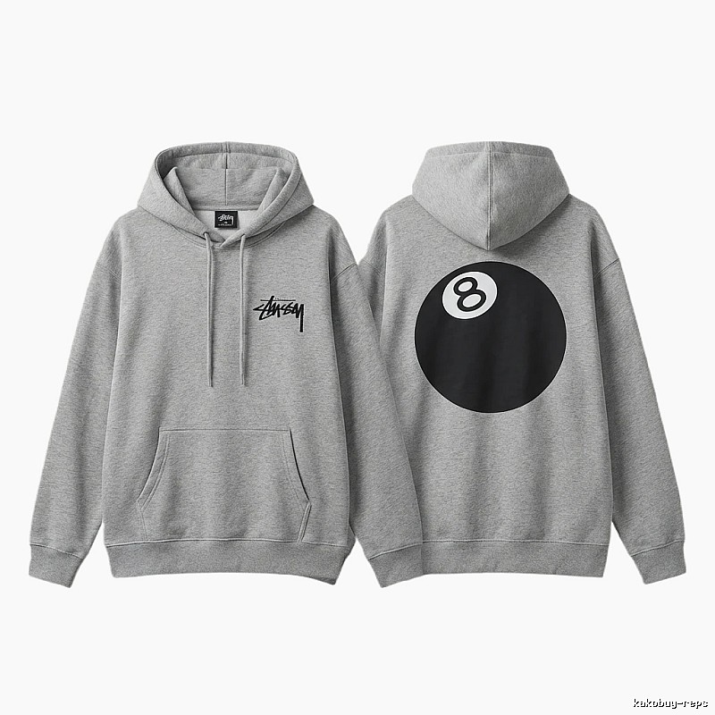 Stussy No.8 Retro Style Hoodie