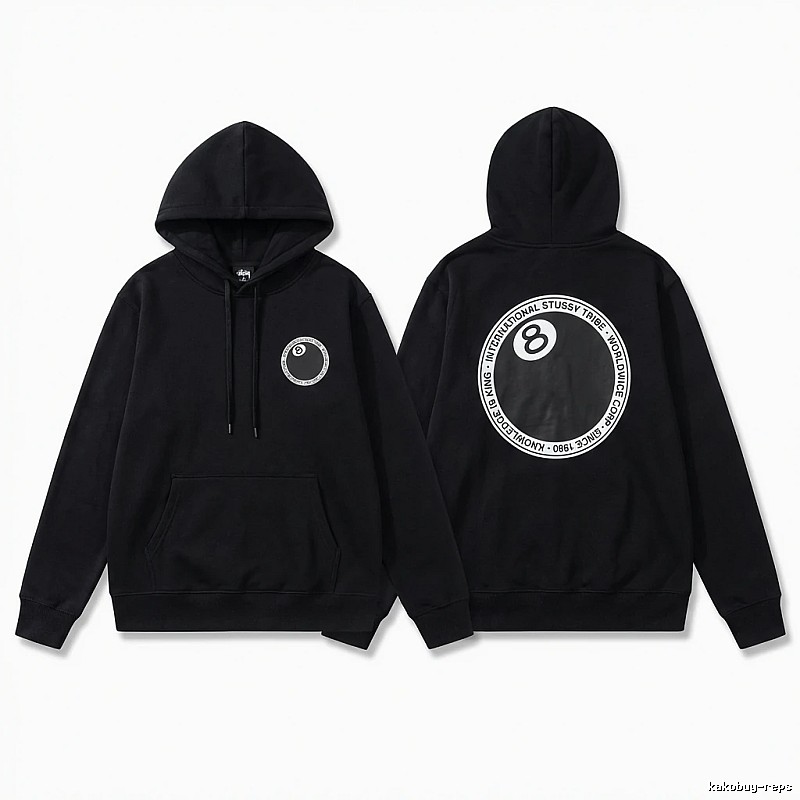 Stussy Tai Chi Style Black Hoodie