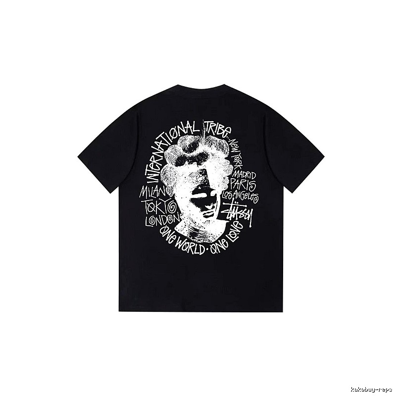 Stussy Weekend Graphic T-shirt Black White Stussy for Seasonal Looks