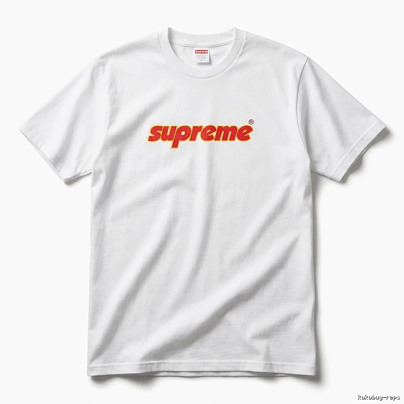 Supreme basic simple white T-shirt