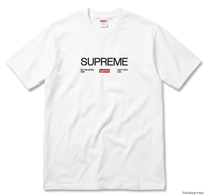 Supreme basic simple white T-shirt