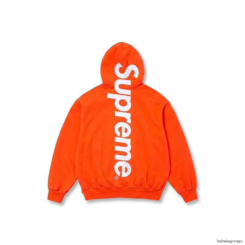 Supreme classic orange hoodie
