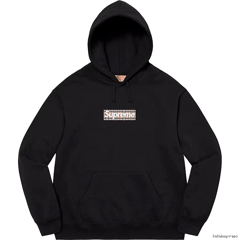 Supreme Monogram Logo hoodie Gray Red Oversized for Casual Outfits