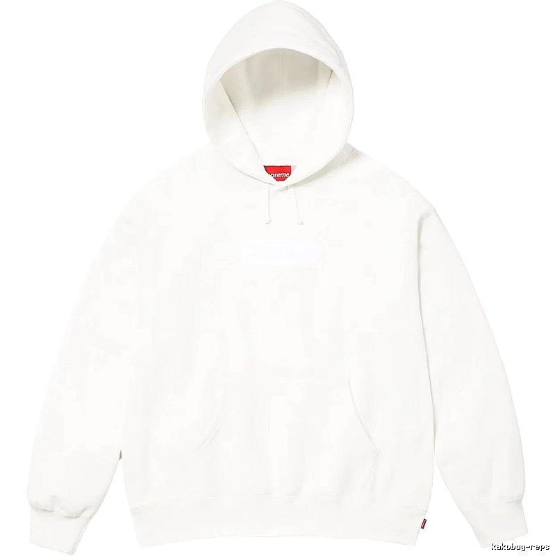 Supreme Monogram Logo hoodie Gray Red Oversized for Layered Styling
