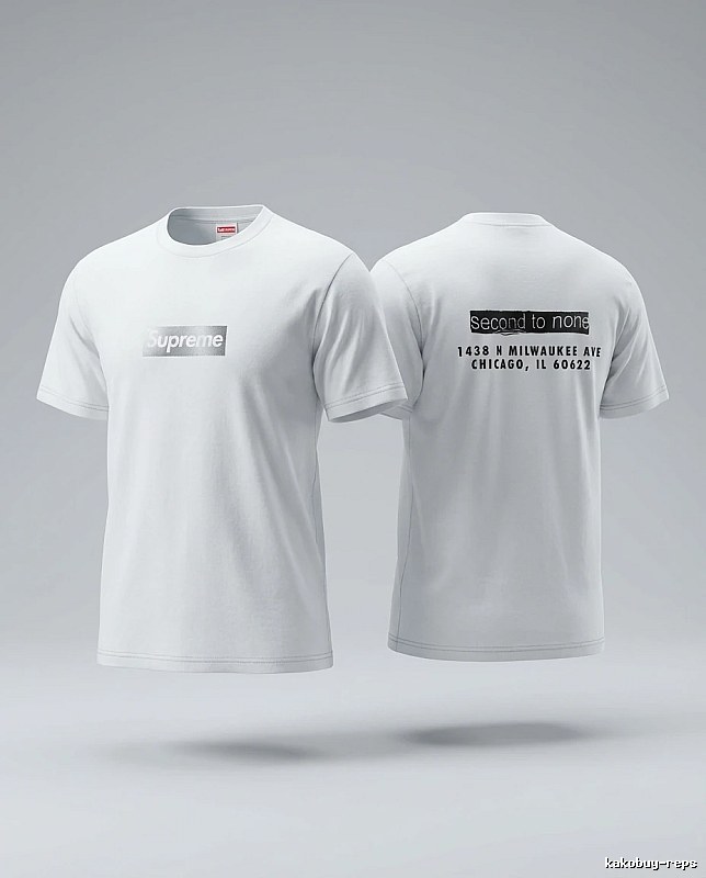 Supreme trendy and cool style white T-shirt