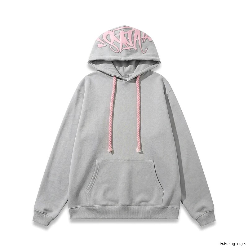 SynaWorld Graffiti Style Light Gray Hoodie