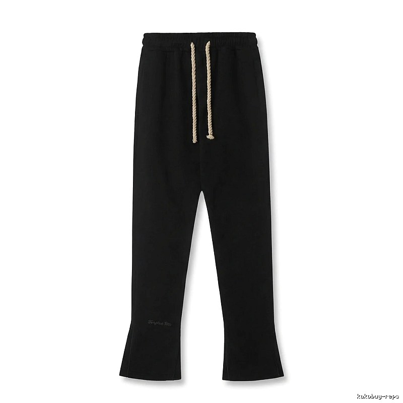 SynaWorld Trendy Style Black Long Pants