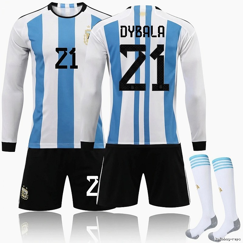 The blue and white style jersey of Argentine Dybala