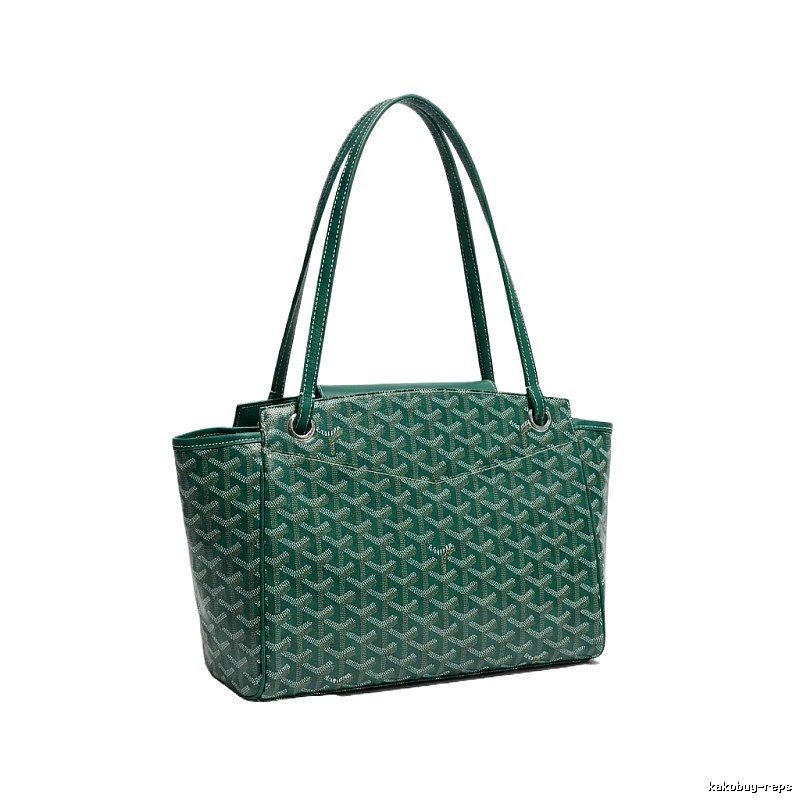 The classic retro green handbag of GOYARD