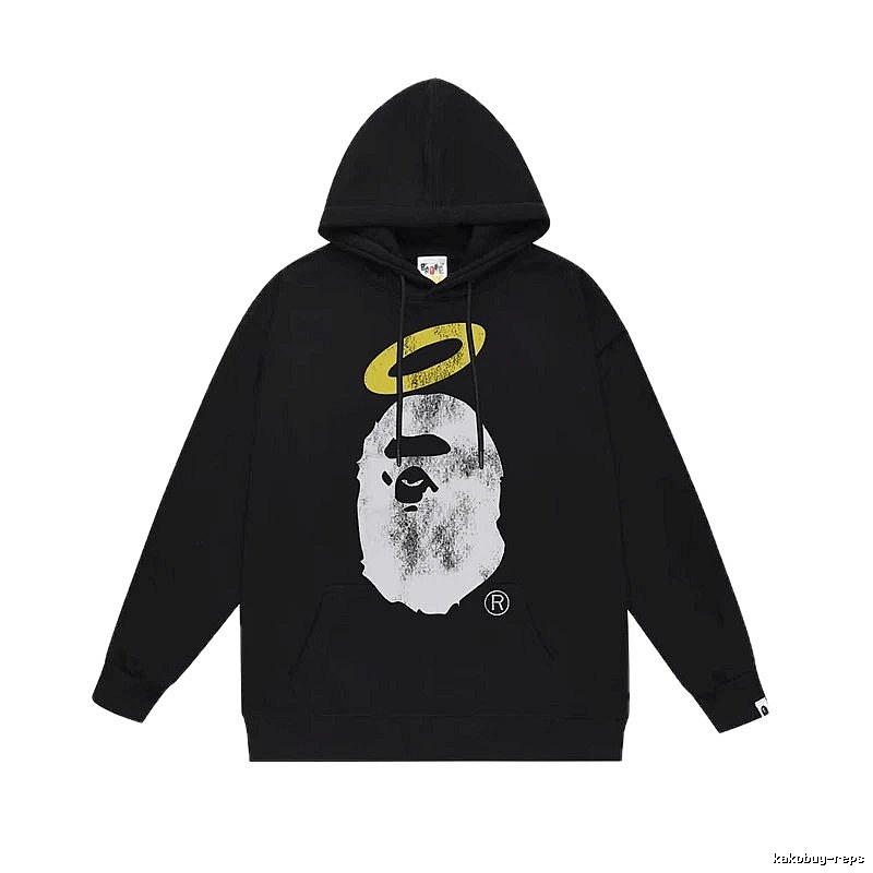 The trendy style of Bape sweatshirt in black.