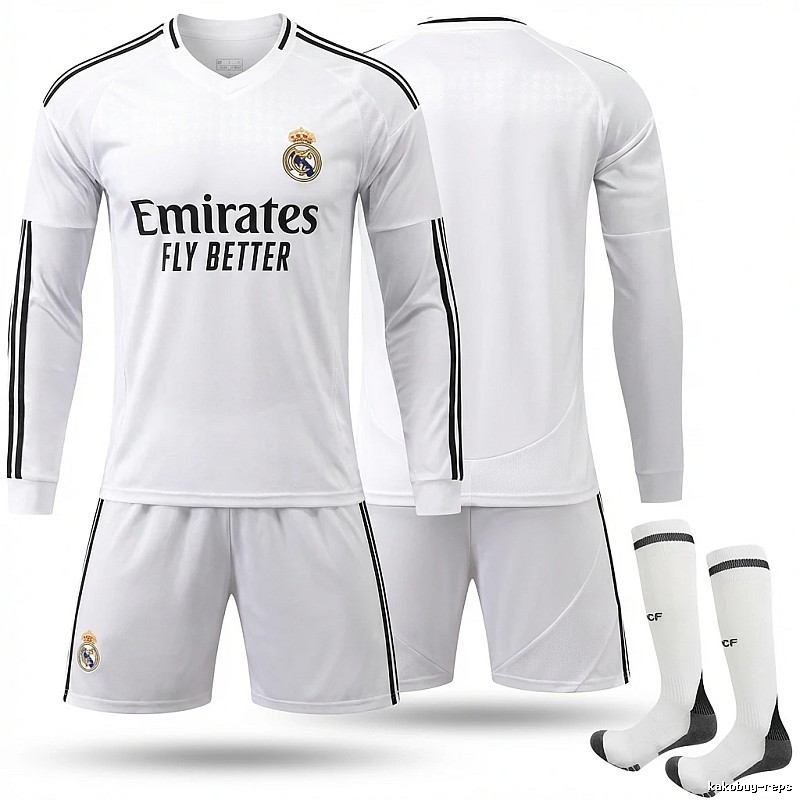 The white sporty jersey of Real Madrid.