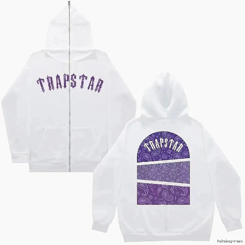 Trapstar Daily Graphic zip hoodie Black Zip Pink for City Outfits