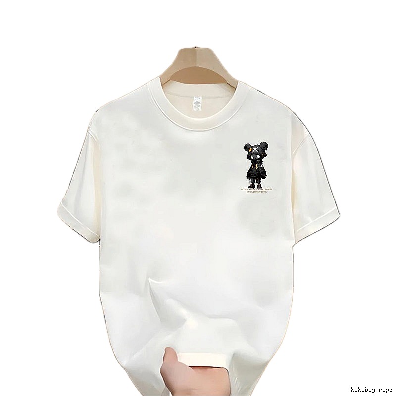 Trendy Brand Gloomy Bear Street Style White Short-sleeve T-shirt
