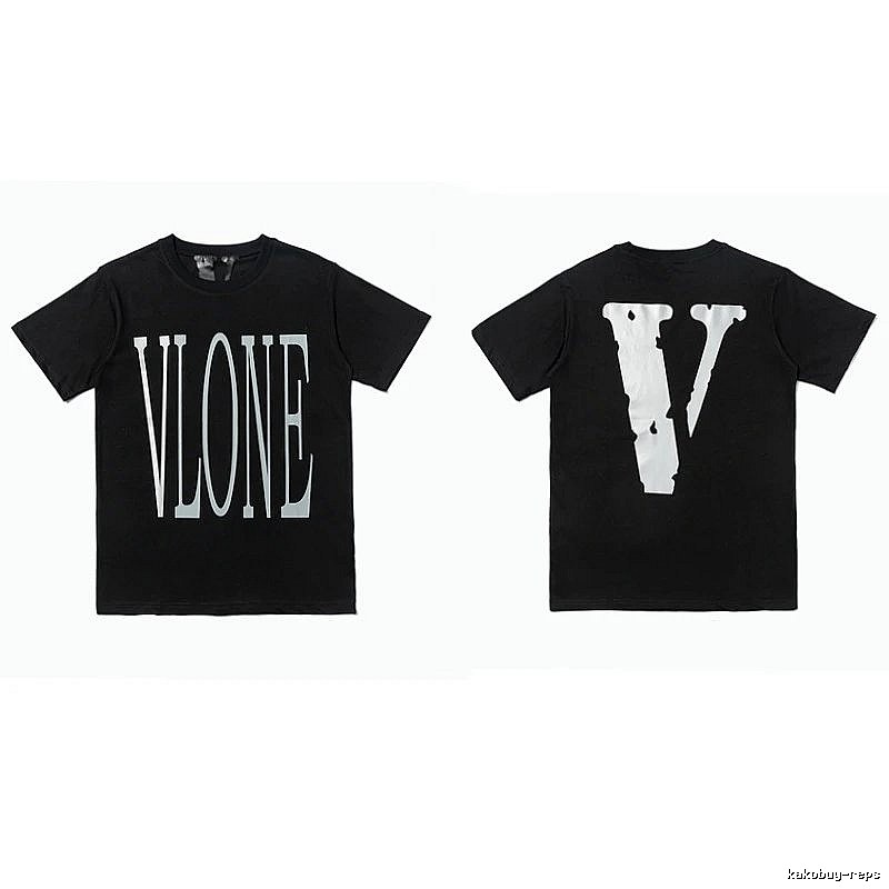 Vlone Compact Logo T-shirt Black Purple Vlone for Sport-Inspired Styling