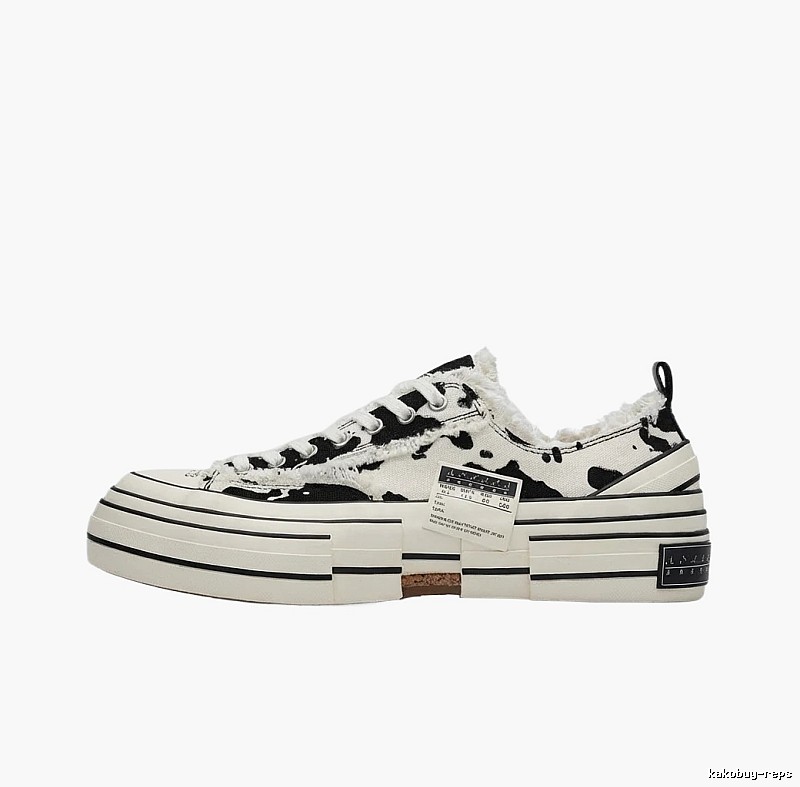 Xvessel Cow Print Retro-style Sneakers