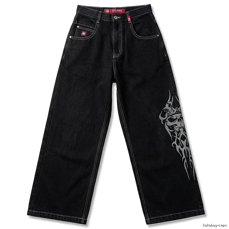 Y2K style black jeans