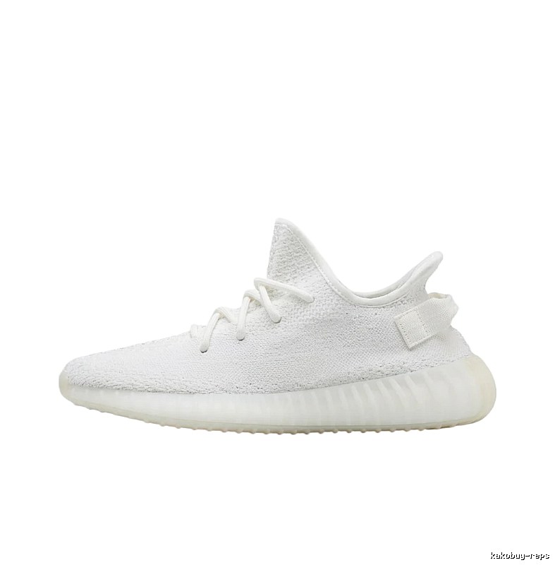 Yeezy minimalist style white shoes